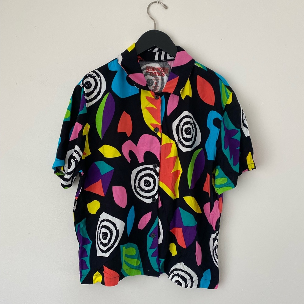 Stranger Things Eleven Button-Up Shirt